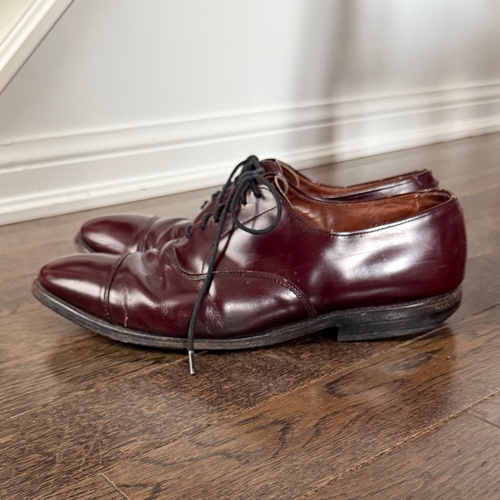 Allen Edmonds Park Avenue Cap-Toe Oxfords in Oxblood